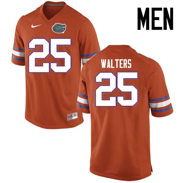 NCAA Florida Gators Brady Walters Men's #25 Nike Orange Stitched Authentic College Football Jersey SBC8564HM